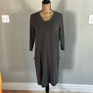 Eileen Fisher Gray Dress Size Small